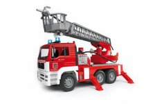 Машинка іграшкова - MAN пожежний трак (світло,звук,батарейка)