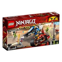 Конструктор LEGO Ninjago Мотоцикл Кая и снегомобиль Зейна 70667