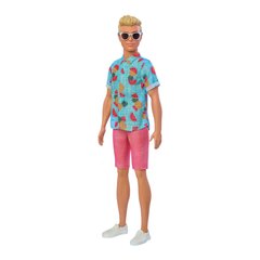 Лялька Barbie Fashionistas Кен в сорочці з гавайським принтом GYB04