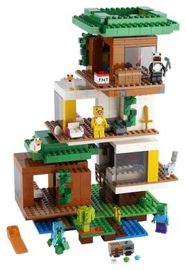 Конструктор LEGO ЛЕГО Майнкрафт Сучасний будиночок на дереві 21174