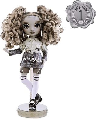 Лялька Rainbow High Shadow Nicole Steel Series 1 Grayscale, 583585