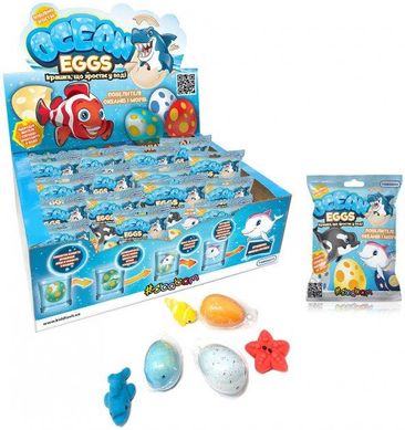 Іграшка, що зростає, в яйці «Ocean Eggs» - ПОВЕЛИТЕЛІ ОКЕАНІВ І МОРІВ (в асорт., в диспл.)
