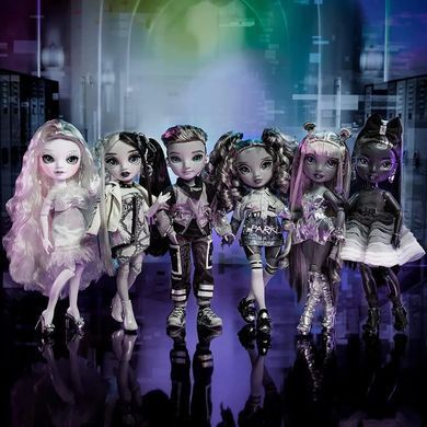 Лялька Rainbow High Shadow Nicole Steel Series 1 Grayscale, 583585