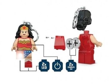 Брелок-ліхтарик Лего Супергерої "Чудо-жінка" LGL-KE70