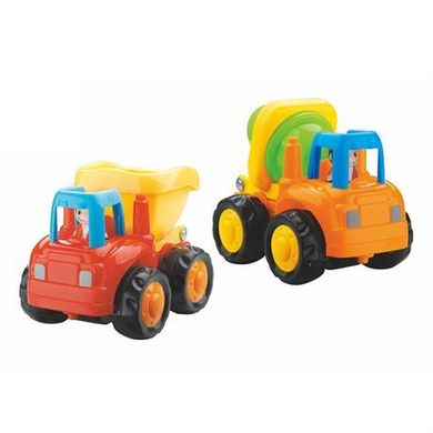 Набір іграшкових машинок Hola Toys Самоскид і бетономішалка, 6 шт. (326CD-6)