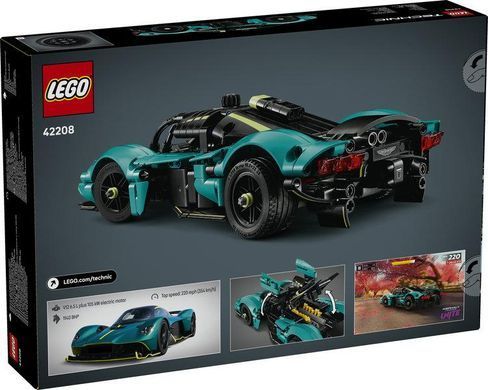 LEGO&reg; Technic Aston Martin Valkyrie Конструктор моделі автомобіля 42208