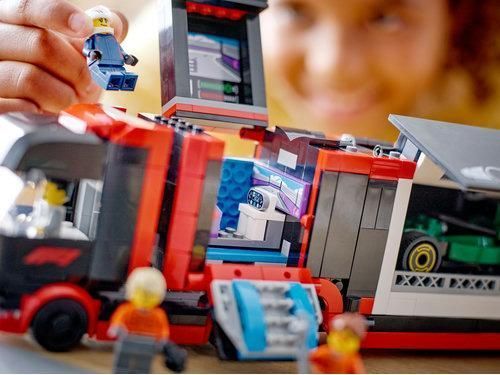 Конструктор LEGO City Вантажівка F1&reg; з автомобілями RB20 та AMR24 60445