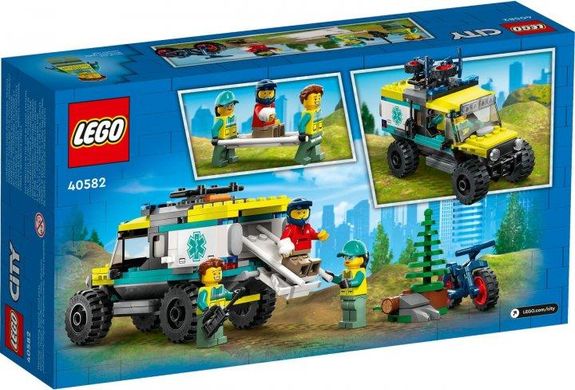 Конструктор LEGO City Скорая Помощь 4х4 40582