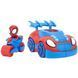 Игровой набор Spidey Feature Vehicle 2 in 1 Spidey Stealth Strike Vehicle, SNF0019