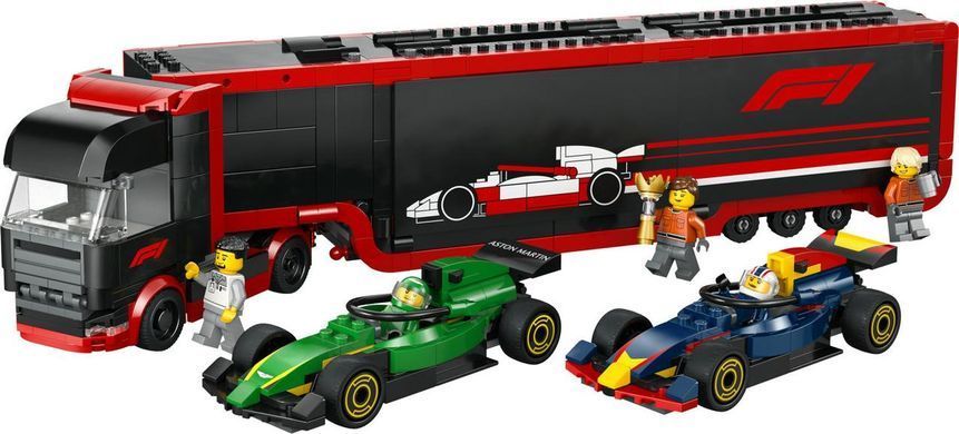 Конструктор LEGO City Вантажівка F1&reg; з автомобілями RB20 та AMR24 60445