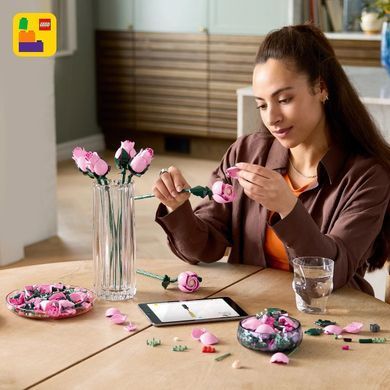 LEGO Botanical Collection Букет рожевих троянд 10374