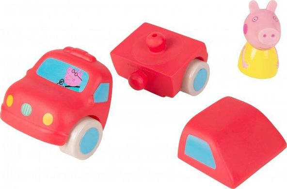 Іграшка-конструктор для ванної Peppa Pig Пеппа та машинка 122256