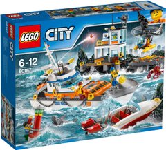 Конструктор LEGO City Штаб береговой охраны 60167 DRC