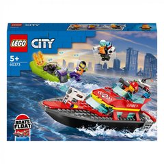 Конструктор LEGO® LEGO City Човен пожежної бригади 144 деталей (60373)
