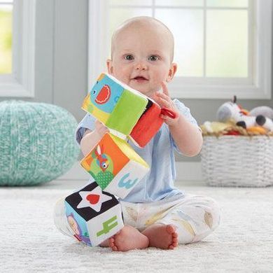 Розвивальні м"які кубики "Тропічні друзі" Fisher-Price GFC37