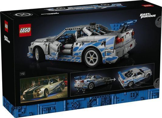 LEGO&reg; Technic Двойной форсаж Автомобиль Nissan Skyline GT-R (R34) Набор с моделью автомобиля 42210