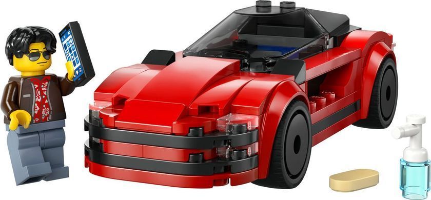 Конструктор LEGO City Червоний спортивний автомобіль 60448