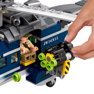 Конструктор LEGO Jurassic world Преследование на вертолете Блу (75928