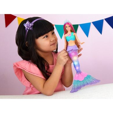 Лялька-русалка "Сяючий хвостик" серії Дрімтопія Barbie, HDJ36
