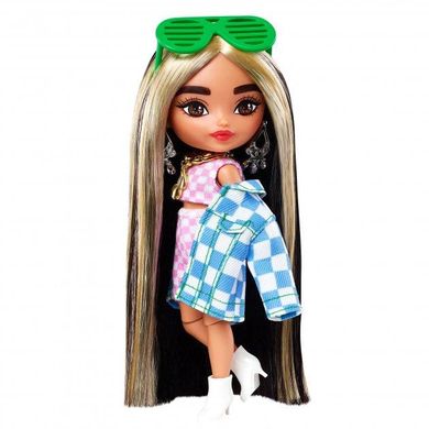 Кукла Barbie Extra Minis Checkered Outfit Oversize HGP64
