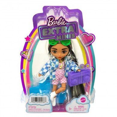 Кукла Barbie Extra Minis Checkered Outfit Oversize HGP64