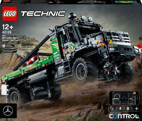 Конструктор LEGO Technic Повноприводна вантажівка-позашляховик Mercedes-Benz Zetros 2110 деталей 42129