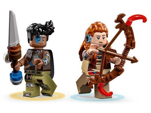 Конструктор LEGO Icons Horizon Adventures&trade; Елою та Варл проти Шелл-Уолкера та Соуттуфа 77037