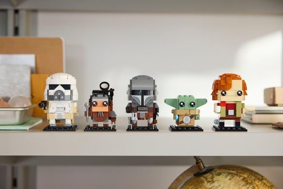 LEGO&reg; BrickHeadz&trade; Мандалоріан та Грогу: союзники та лиходії 40856