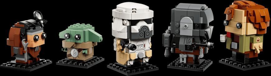 LEGO&reg; BrickHeadz&trade; Мандалоріан та Грогу: союзники та лиходії 40856