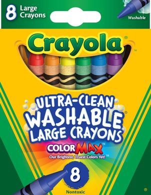 Набір великої воскової крейди CRAYOLA (ultra-clean washable),8 шт