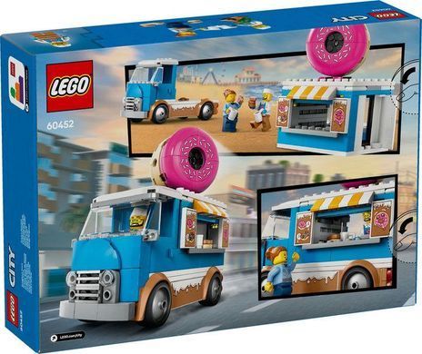Конструктор LEGO City Вантажівка з пончиками 60452