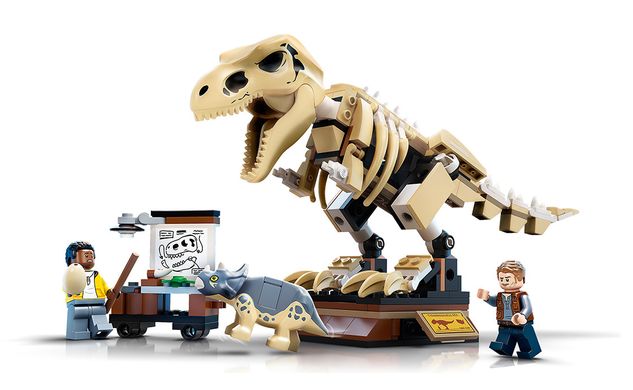 Конструктор LEGO Jurassic World Виставковий скелет тиранозавра 76940