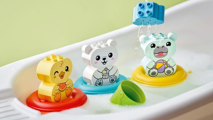 LEGO 10965 DUPLO My First Приключения в ванной: плавучий поезд для зверей
