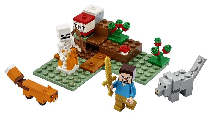 Конструктор LEGO Minecraft Пригода в тайзі 21162
