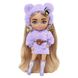 Лялька Barbie Extra Minis Fluffy Purple Outfit with Matching Teddy Ears HGP66