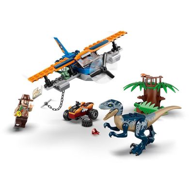 Конструктор LEGO Jurassic World Велоцираптор: рятувальна місія на літаку 75942