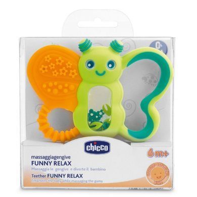 Прорізувач для зубів "FUNNY RELAX" (Butterfly), 1шт (6м+)