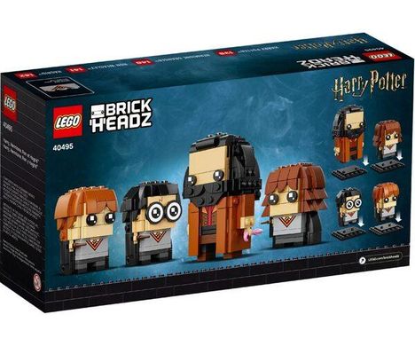 Конструктор LEGO Brick Headz Гарри, Гермиона, Рон и Хагрид 40495