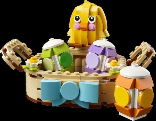 LEGO&reg; Корзина с крупноконечными яйцами Весенний творческий набор с цыпленком 40863