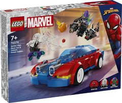 Конструктор LEGO® Marvel Автомобиль для гонки Человека-Паука и Зеленый Гоблин с ядом Венома