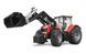 Машинка іграшкова. Трактор Massey Ferguson 7624 з переднім наватажувачем