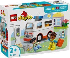 Конструктор LEGO DUPLO Швидка допомога та водій 10447