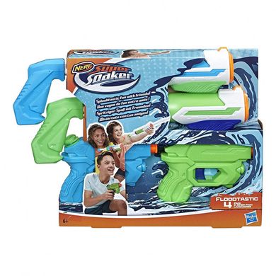 Бластери іграшкові в наборі, 4шт, водні "Флудтастік", серія "Нерф Супер Сокер"