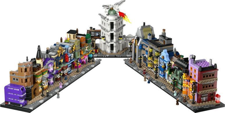 Конструктор LEGO Harry Potter Алея Діаґон. Чаклунські крамниці 76444