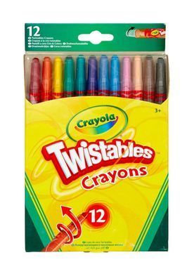 Набір воскової крейди CRAYOLA "Твіст", що викручується, 12 шт