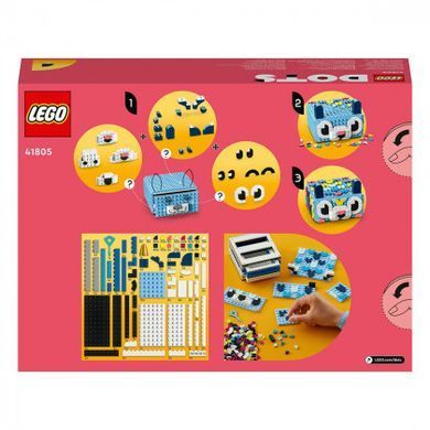 Конструктор LEGO&reg; DOTS Креативний ящик &laquo;Тварини&raquo; 643 деталей (41805)