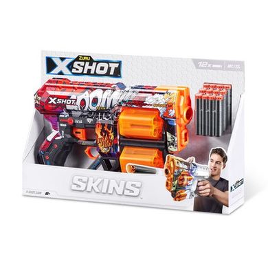 Быстрострельный бластер X-Shot Skins Dread Boom (36517A)