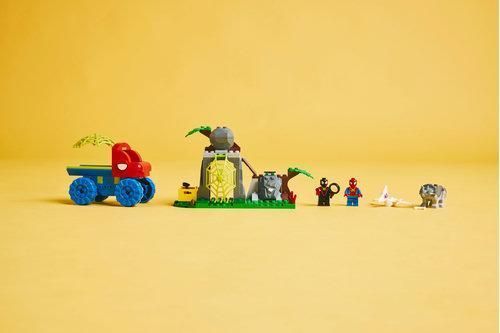 Конструктор LEGO Super Heroes Динозаврячий рятувальний транспорт команди Павука 11199
