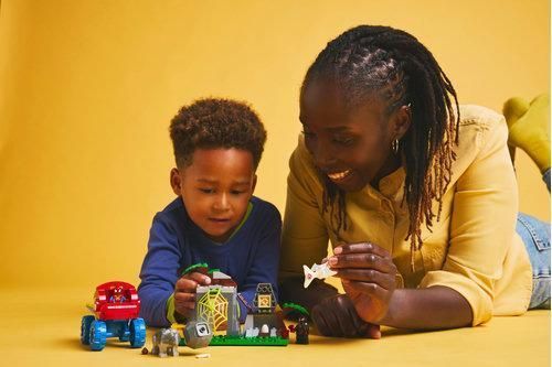 Конструктор LEGO Super Heroes Динозаврячий рятувальний транспорт команди Павука 11199