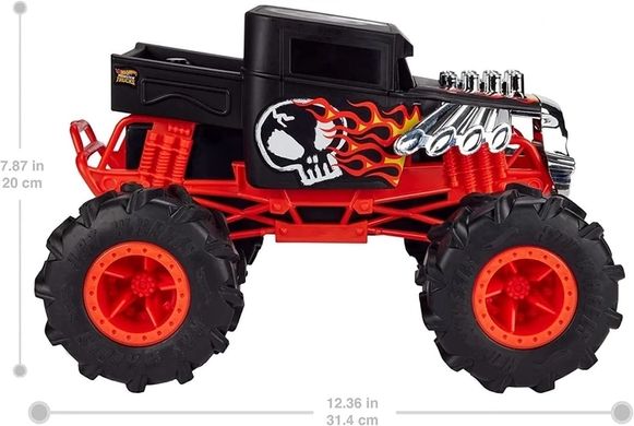 Хот Вілс Монстр Трак 1:15 Бон Шейкер Monster Trucks RC Bone Shaker Hot Wheels Mattel